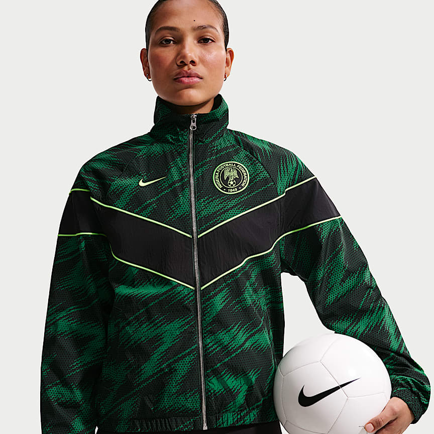 Nigeria 2026 Stadium Home Women's Nike Dri-FIT Soccer Short-Sleeve